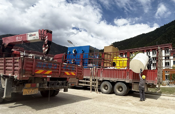 ���ز�����2��30m3/hһ�w����ˮ�O�䰲�b�{ԇ�Ŀ